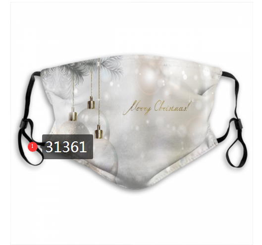 2020 Merry Christmas Dust mask with filter 63